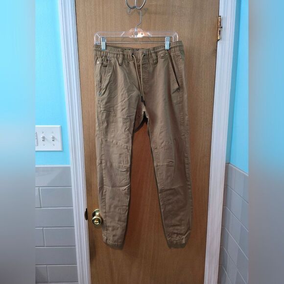 Tan Chinos Relaxed Fit Tapered Ankle - Picture 1 of 3